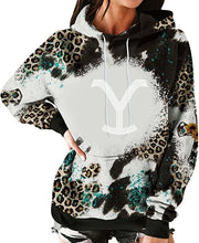 Load image into Gallery viewer, Crystal BLING | YELLOWSTONE Inspired PICK YOUR DESIGN Crazy Leopard Beth Dutton | Comfy Sweatshirt