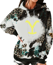 Load image into Gallery viewer, Crystal BLING | YELLOWSTONE Inspired PICK YOUR DESIGN Crazy Leopard Beth Dutton | Comfy Sweatshirt