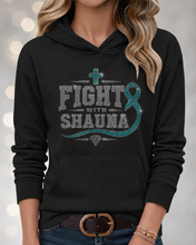 Load image into Gallery viewer, Fight With Shauna Collection | FIGHT WITH SHAUNA TEAL | Hoodie