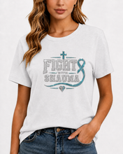 Load image into Gallery viewer, Fight With Shauna Collection | FIGHT WITH SHAUNA TEAL | Short Sleeve Top
