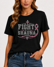 Load image into Gallery viewer, Fight With Shauna Collection | FIGHT WITH SHAUNA HOT PINK | Short Sleeve Top