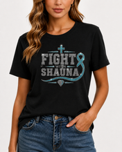 Load image into Gallery viewer, Fight With Shauna Collection | FIGHT WITH SHAUNA TEAL | Short Sleeve Top