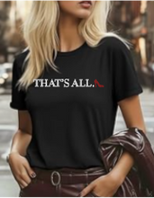 Load image into Gallery viewer, Runway Rebel Bling Collection | THAT'S ALL... Red Stiletto | Short Sleeve Top