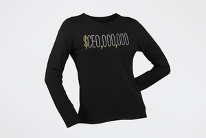 CEO | Crystal Bling | Long Sleeve Shirt