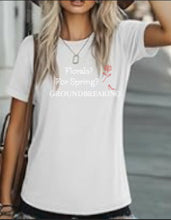 Load image into Gallery viewer, Runway Rebel Bling Collection | FLORALS? FOR SPRING? GROUNDBREAKING | Short Sleeve Top