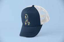 Load image into Gallery viewer, Crystal Bling | Super Power Autism Awareness Ribbon | Trucker  Hat