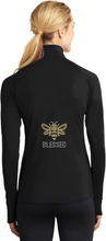 Load image into Gallery viewer, Crystal Bling | BEE BLESSED | 1/4 Zip Up