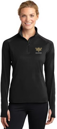 Crystal Bling | BEE BLESSED | 1/4 Zip Up