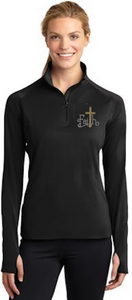 Crystal Bling | FAITH Cross | 1/4 Zip Up