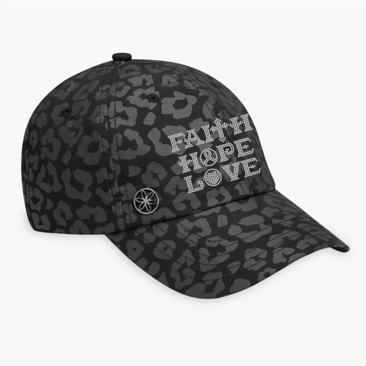Crystal BLING | FAITH HOPE LOVE | Leopard Cheetah Hat