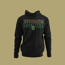 Load image into Gallery viewer, Sioux Falls Jefferson | Cavaliers Black | BLING Hoodie