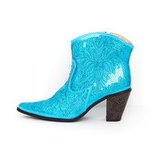 Load image into Gallery viewer, YELLOWSTONE Inspired | 11 PICK YOUR COLOR | Bling Cowboy Short Boots