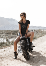 Load image into Gallery viewer, Crystal BLING | Chopper Cross | Short Sleeve Shirt