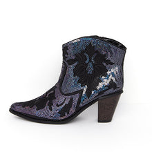 Load image into Gallery viewer, YELLOWSTONE Inspired | 11 PICK YOUR COLOR | Bling Cowboy Short Boots