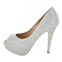 Load image into Gallery viewer, Full Bling | Pageant Sexy | Platform Pumps