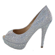 Load image into Gallery viewer, Full Bling | Pageant Sexy | Platform Pumps