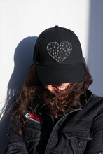 Load image into Gallery viewer, Crystal BLING | LEOPARD HEART | Hat