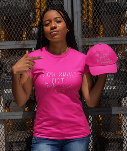 Crystal Bling | Thou Shalt not Try Me Mom | Short Sleeve T-Shirt