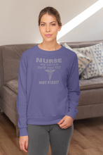 Load image into Gallery viewer, Crystal Bling | Nurse Not Kiss It | Sweatshirt