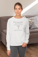 Load image into Gallery viewer, Crystal Bling | Nurse Not Kiss It | Sweatshirt