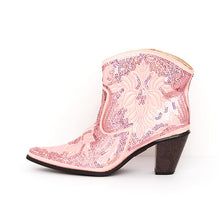 Load image into Gallery viewer, YELLOWSTONE Inspired | 11 PICK YOUR COLOR | Bling Cowboy Short Boots