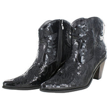 Load image into Gallery viewer, YELLOWSTONE Inspired | 11 PICK YOUR COLOR | Bling Cowboy Short Boots