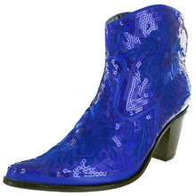 Load image into Gallery viewer, YELLOWSTONE Inspired | 11 PICK YOUR COLOR | Bling Cowboy Short Boots