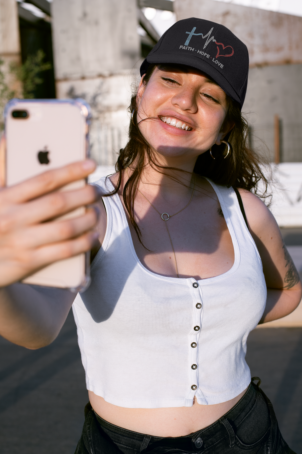 Crystal Bling | Faith Love Hope | Hat